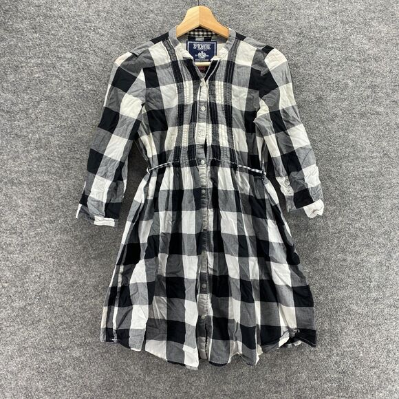 Victoria's Secret Dresses & Skirts - Victoria's Secret Dress Women PS Petite Small Black Plaid V-Neck Sheath Short